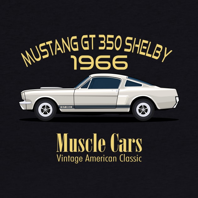 Shelby GT 350 Muscle Cars 1966 by masjestudio